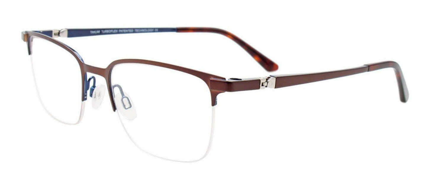  clear lens/brown blue