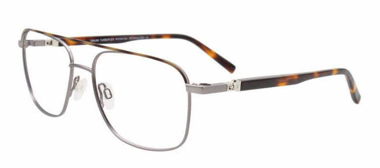  clear lens/steel brown tortoise