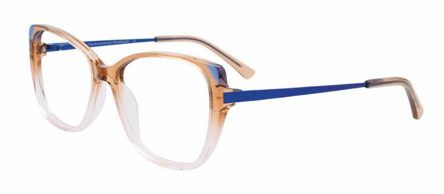  clear lens/transparent brown to pink gradient