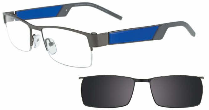  grey clip/satin grey w