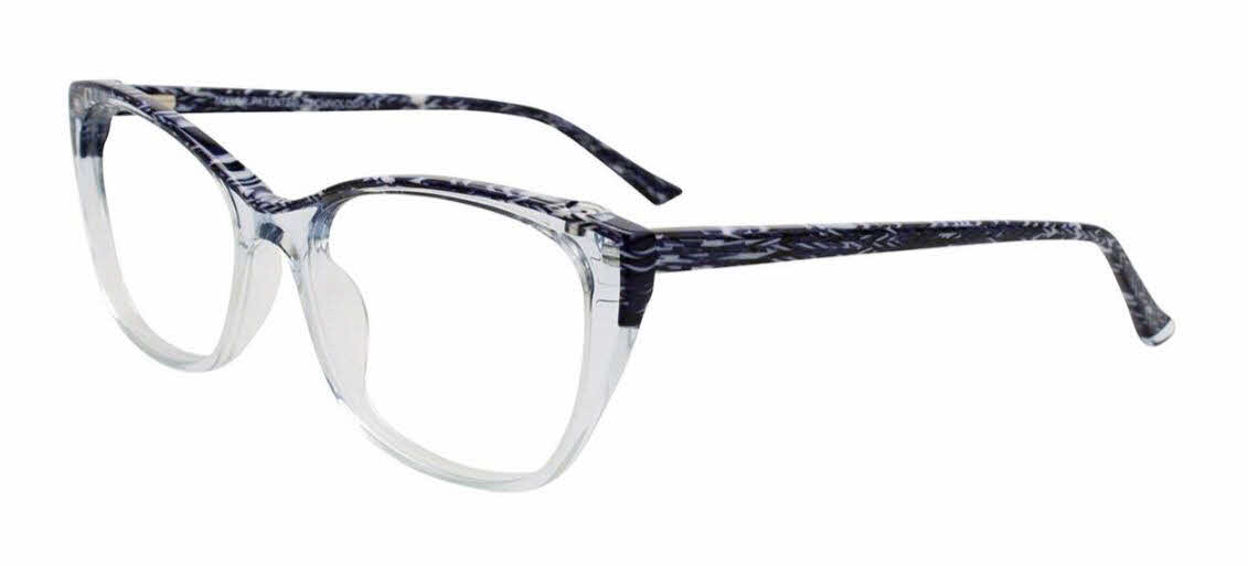  clear lens/blue marbled crystal light blue