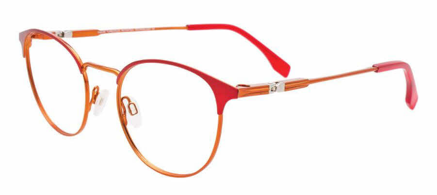  clear lens/red copper