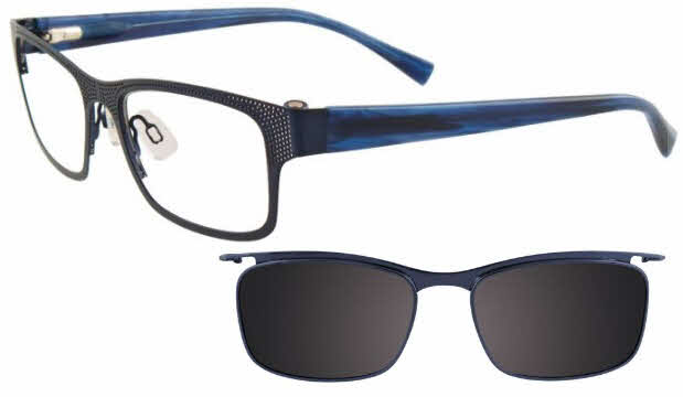  clip on lens/matte dark blue w