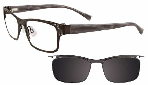  clip on lens/matte dark grey w