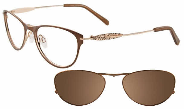  clear lens/matte brown with clip