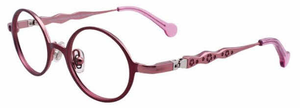  clear lens/satin dark pink light pink