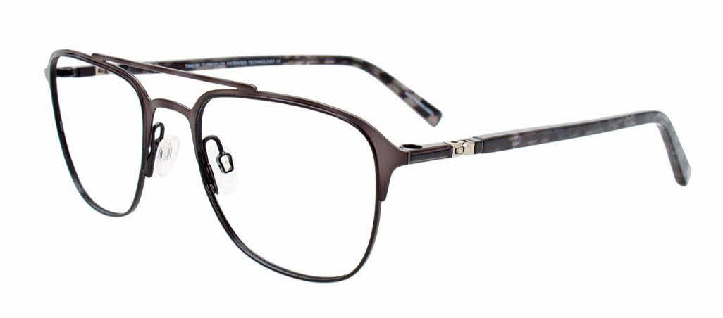  clear lens/demi black black with polarized clip on lens