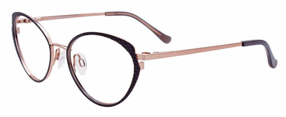  clear lens/satin black satin pink gold