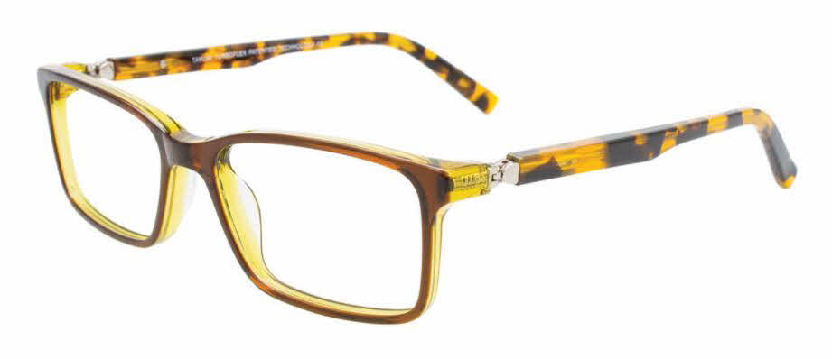  clear lens/brown demi amber