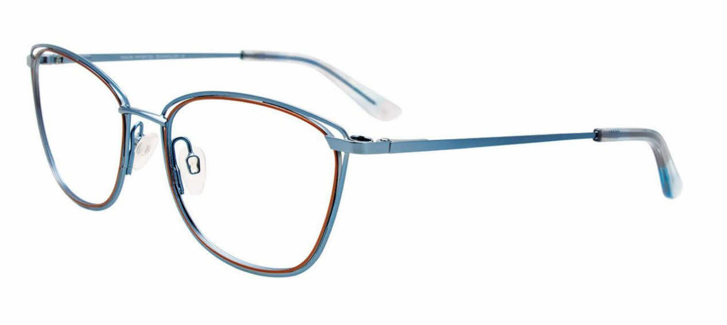  clear lens/blue brown