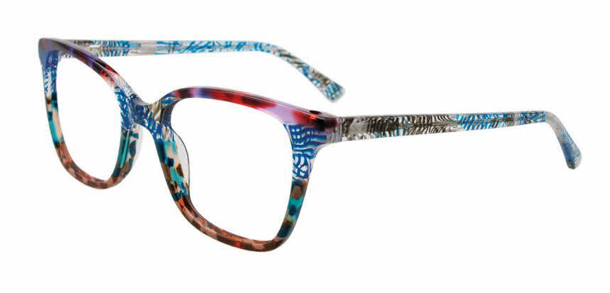  clear lens/blue multicolor