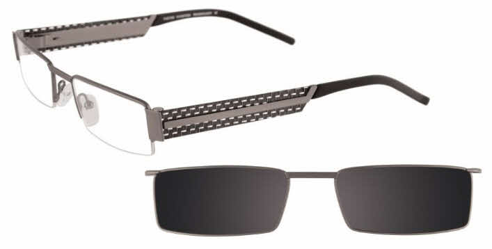  clear lens/matte silver with clip