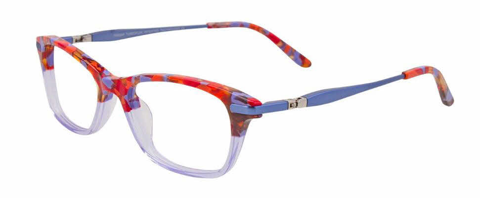  clear lens/light blue and red and orange