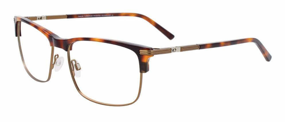  clear lens/demi amber matte light brown with polarized clip on lens