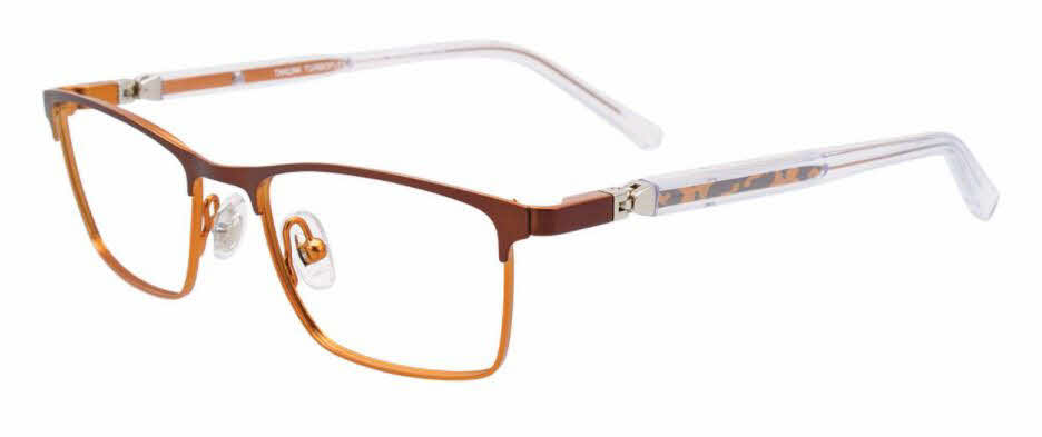  clear lens/matte dark brown bronze silver