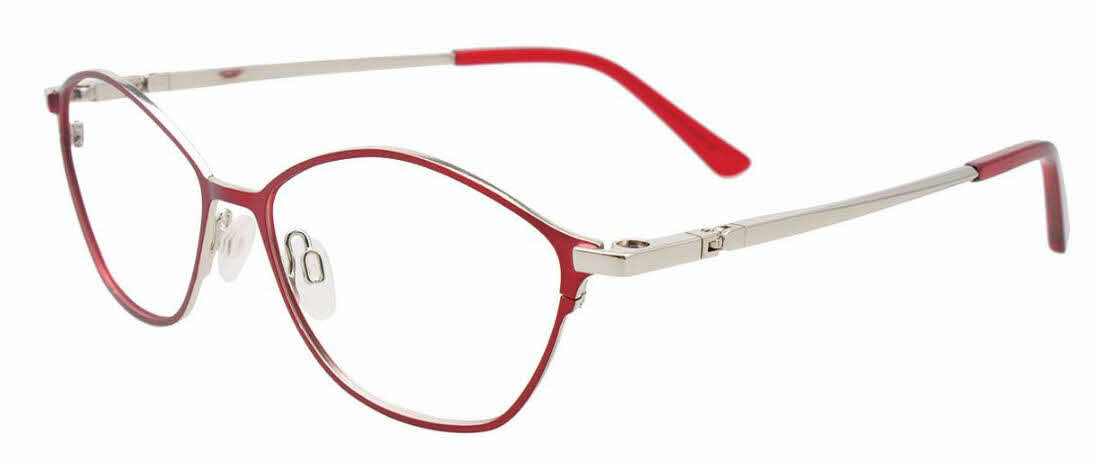  clear lens/red steel