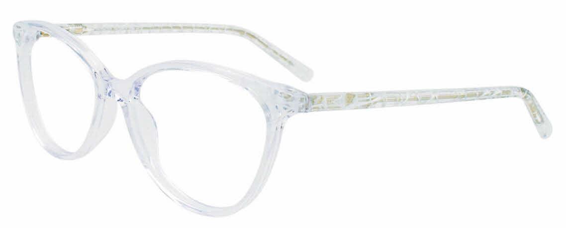 clear lens/crystal white print pattern on crystal