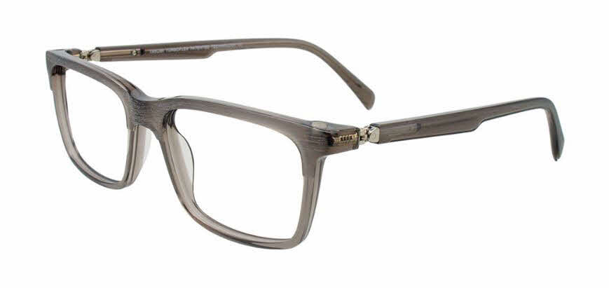  clear lens/transparent grey brushed