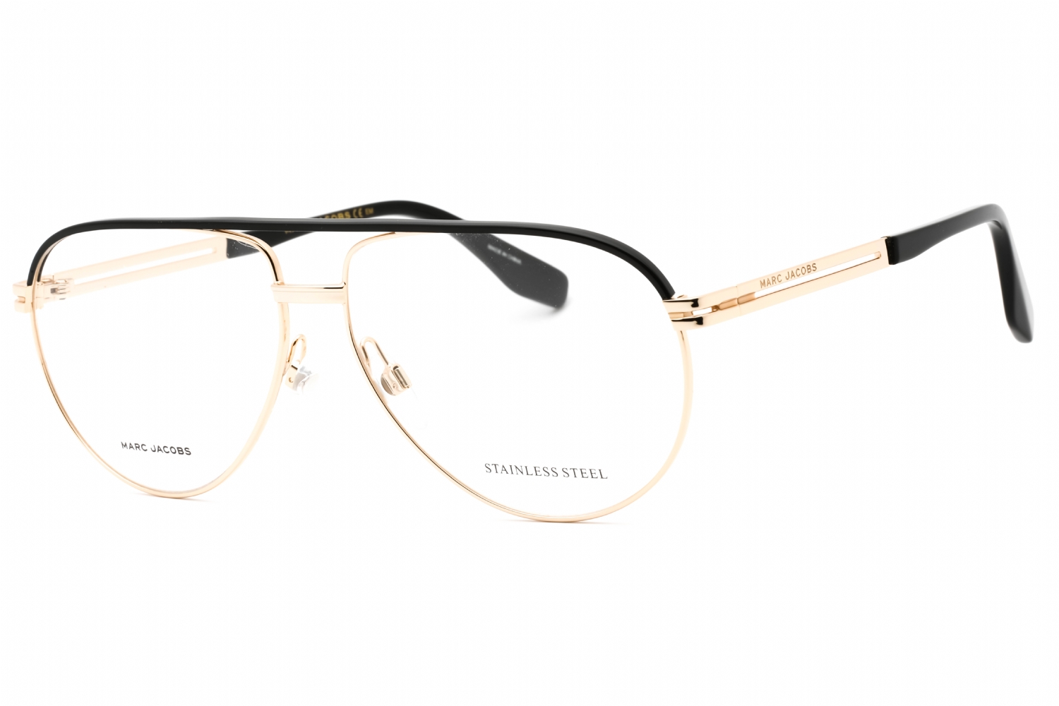  clear demo lens/gold black