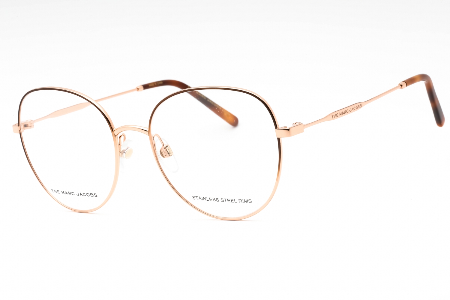  clear demo lens/gold brown