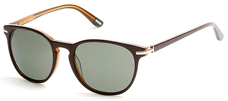  clear/shinydarkbrown/greenpolarized