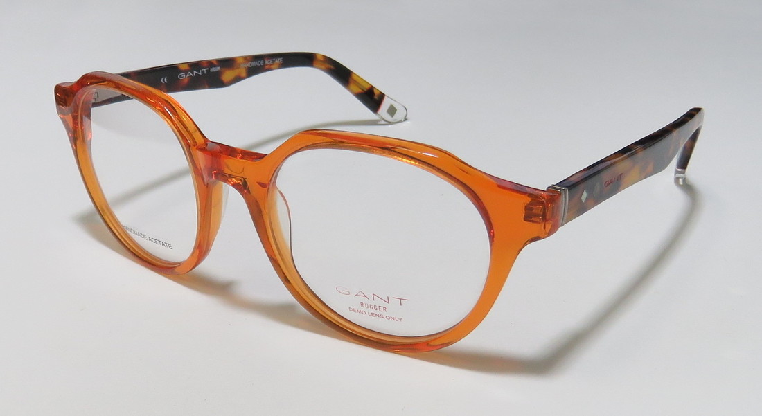  transparent orange / tortoise