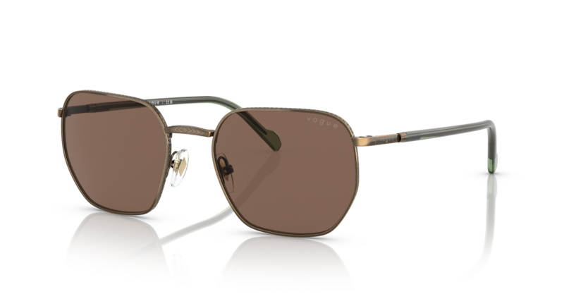  dark brown/gold antique