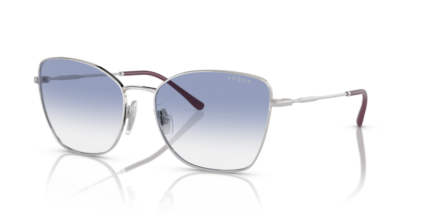  clear gradient light blue/silver