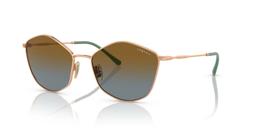  blue gradient brown polarized/rose gold