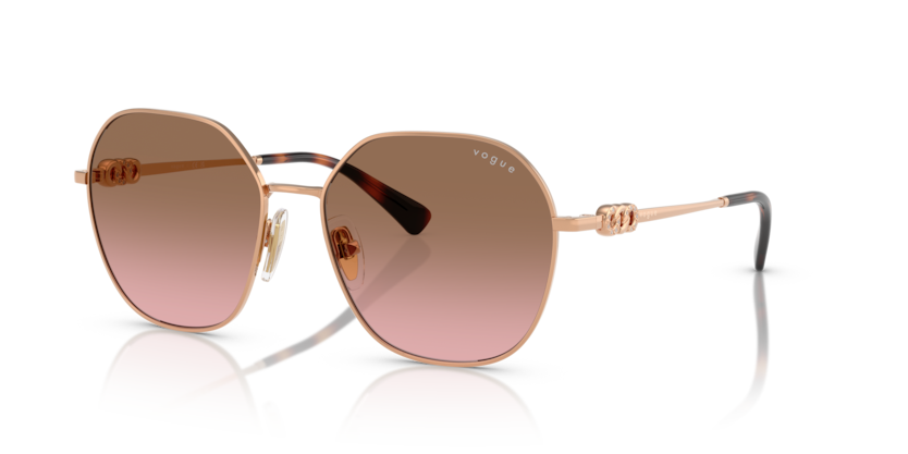  pink gradient brown/rose gold