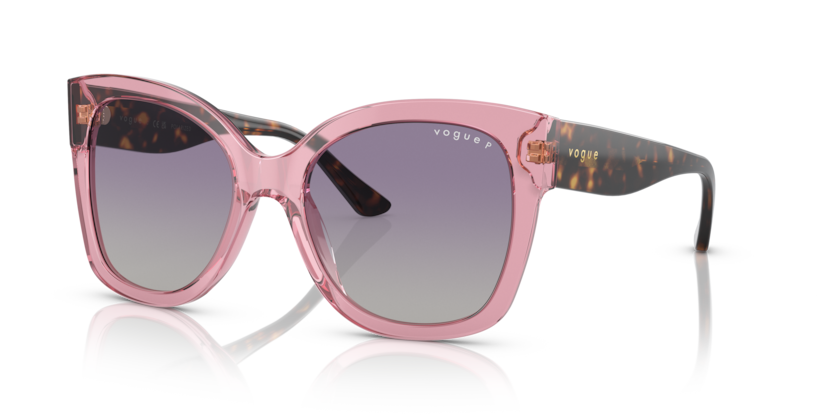  violet/transparent pink