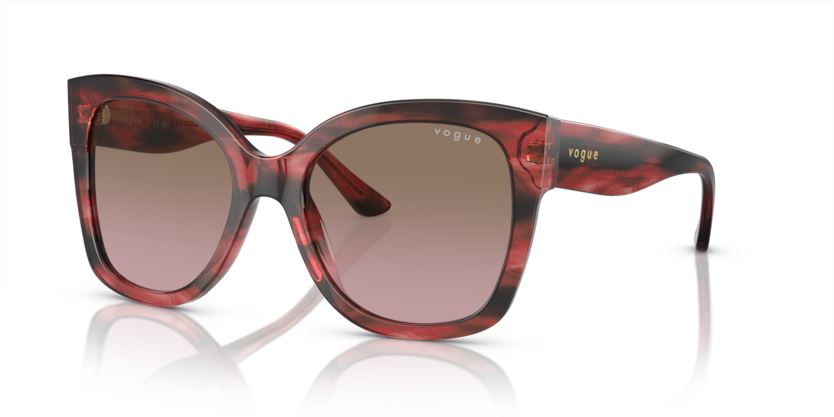  pink gradient brown/red havana