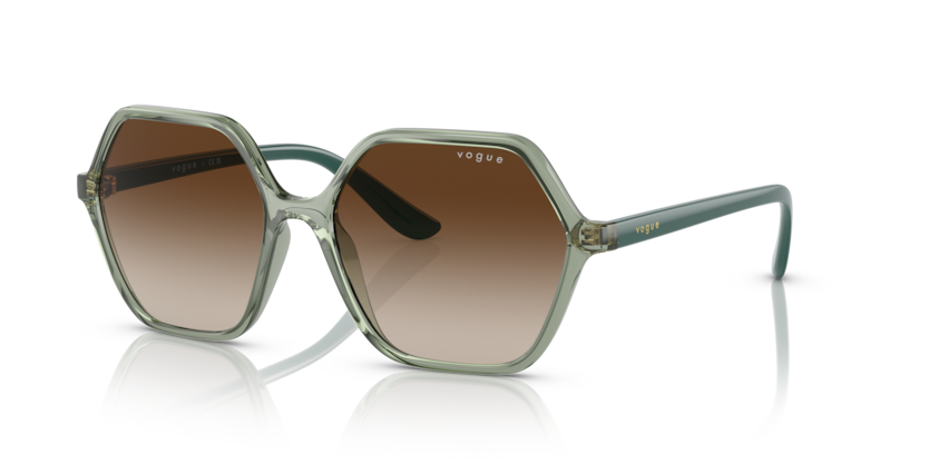  gradient brown/transparent light green