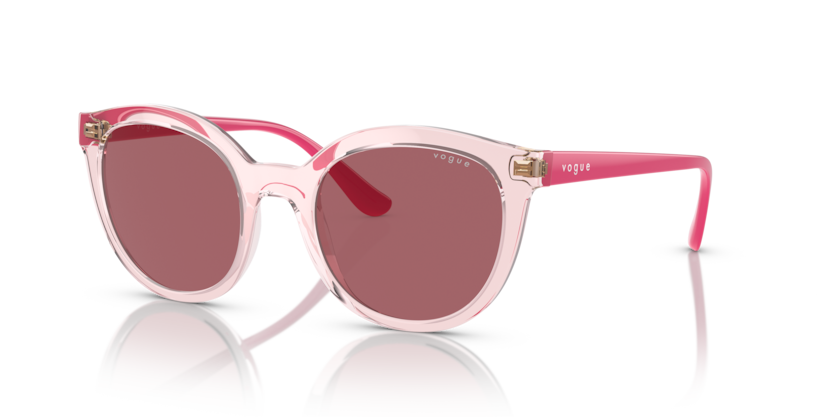  dark violet/transparent pink