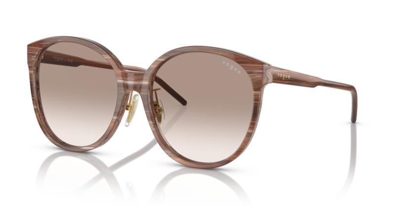  clear gradient brown/brown horn