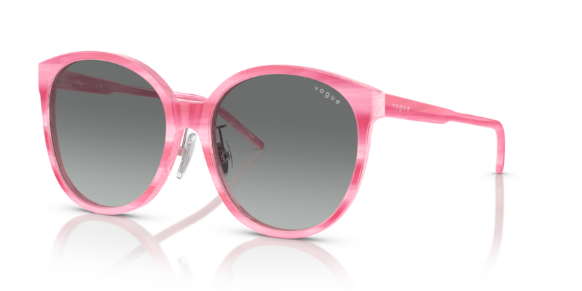  gradient grey/pink horn