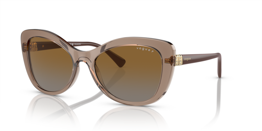  polarized brown gradient/transparent brown