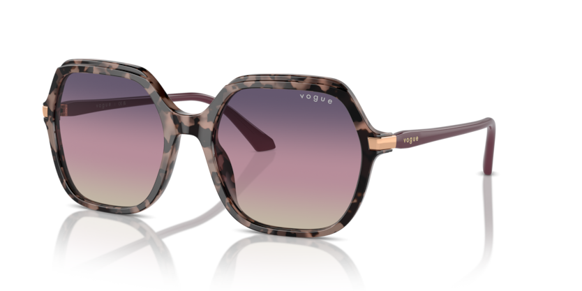  gradient brown/violet/blue/pink tortoise