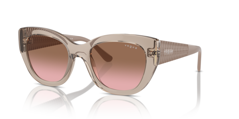  pink gradient brown/transparent caramel