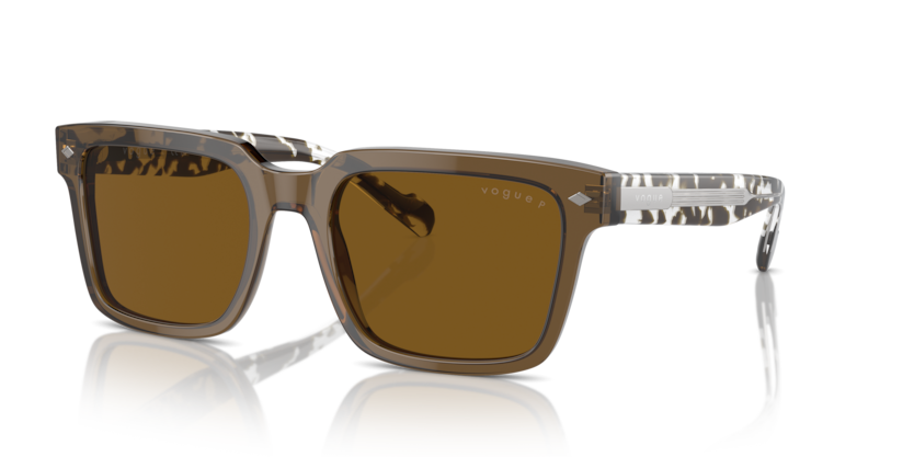  dark brown polarized/transparent olive green