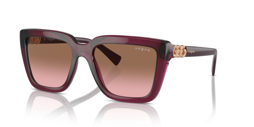  pink gradient brown/transparent cherry