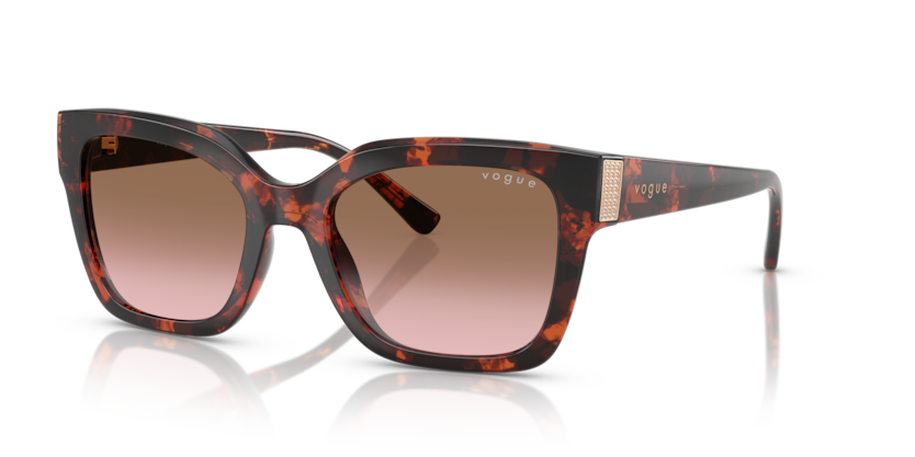  pink gradient brown/red havana