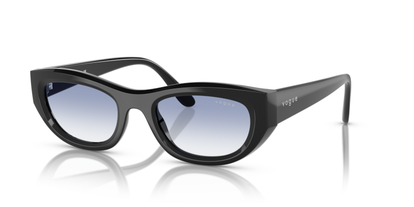  clear gradient light blue/black