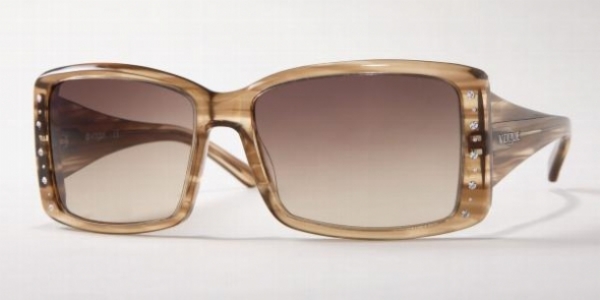  brown striped/brown gradient