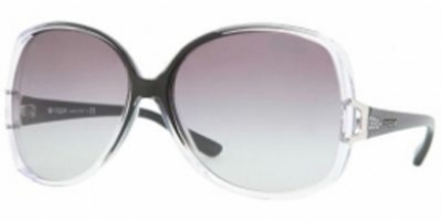  balck/transparent gray gradient