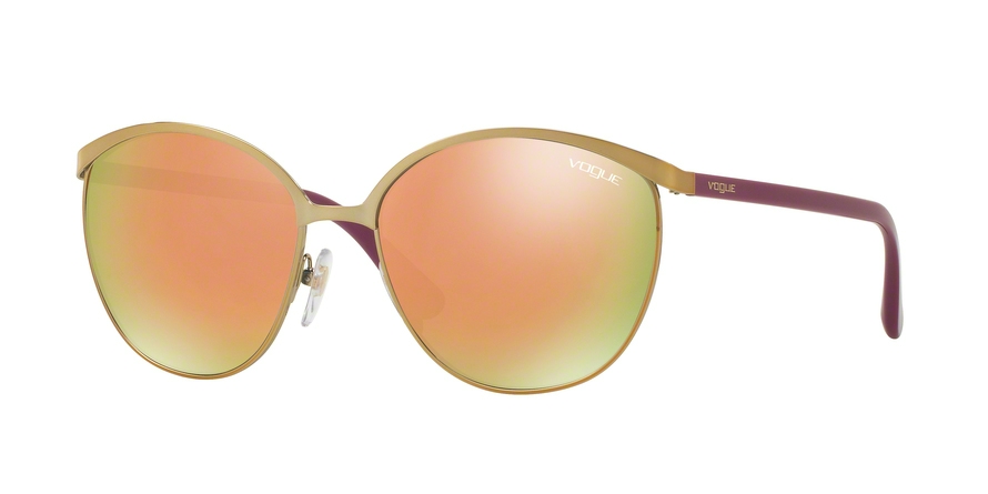  grey mirror rose gold/pale gold