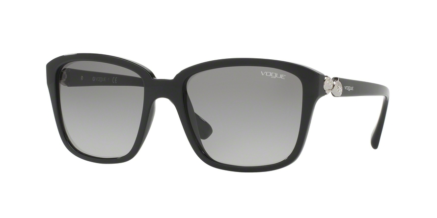  gray gradient/black