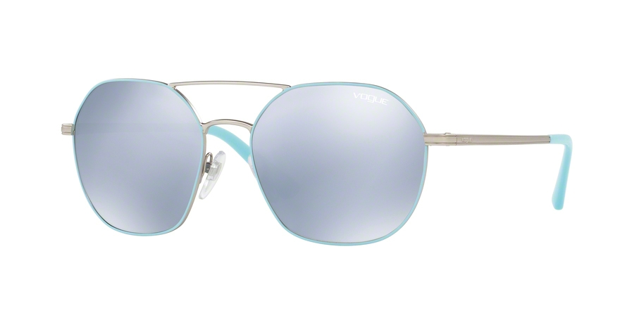  blue mirror white/matte azuresilver