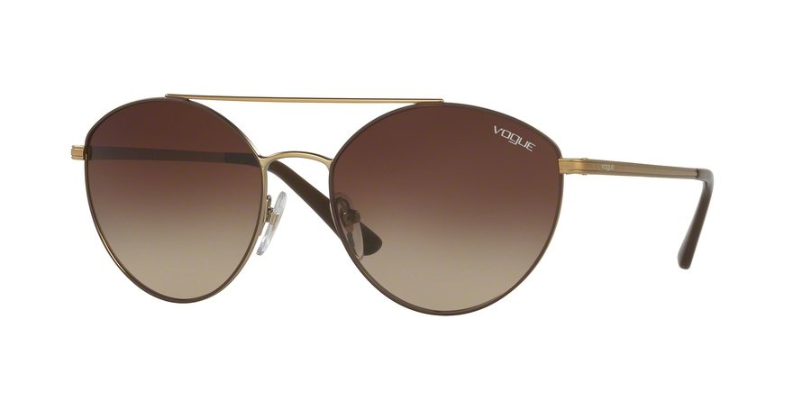  brown gradient/matte brownpale gold