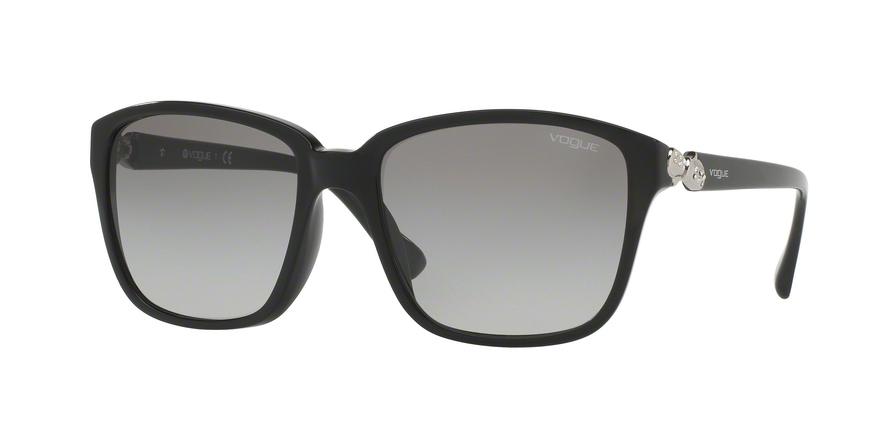  gray gradient/black